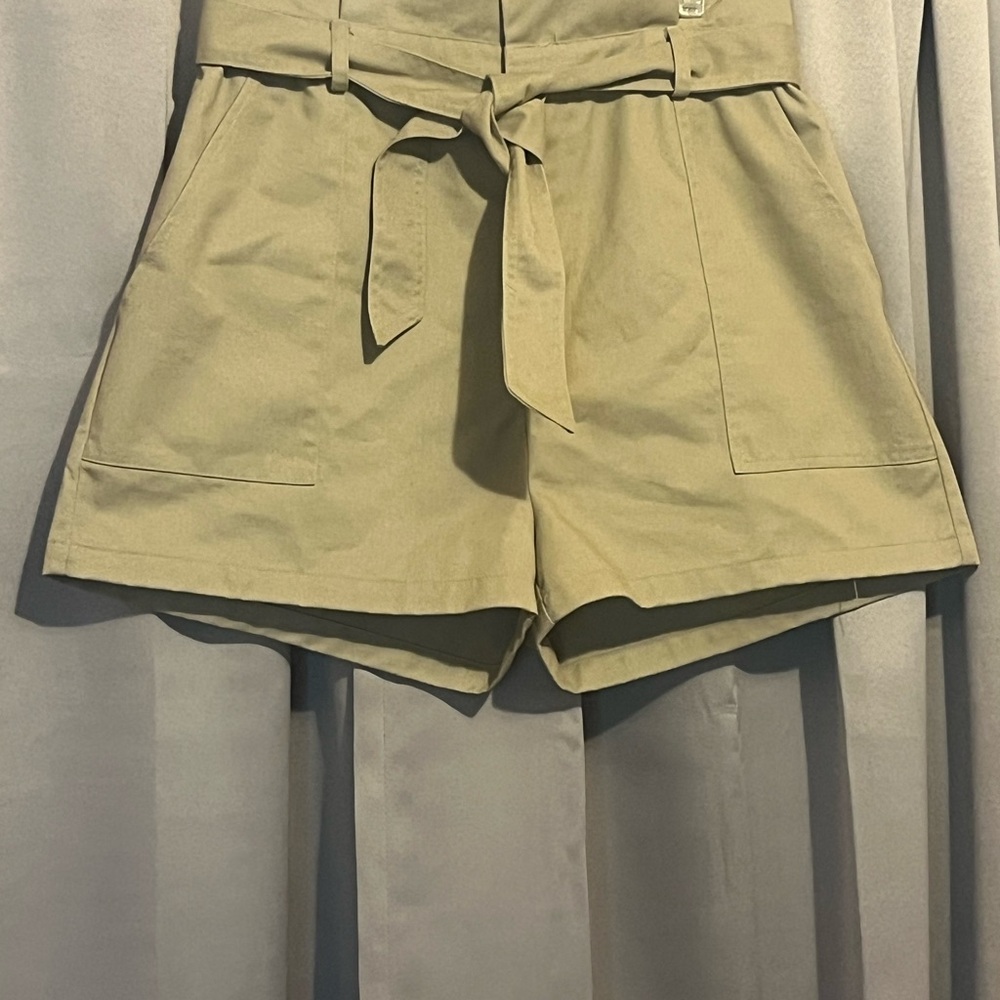 Steve Madden High Waist Khaki Shorts